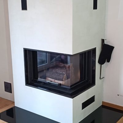 Romotop südamikuga kamin